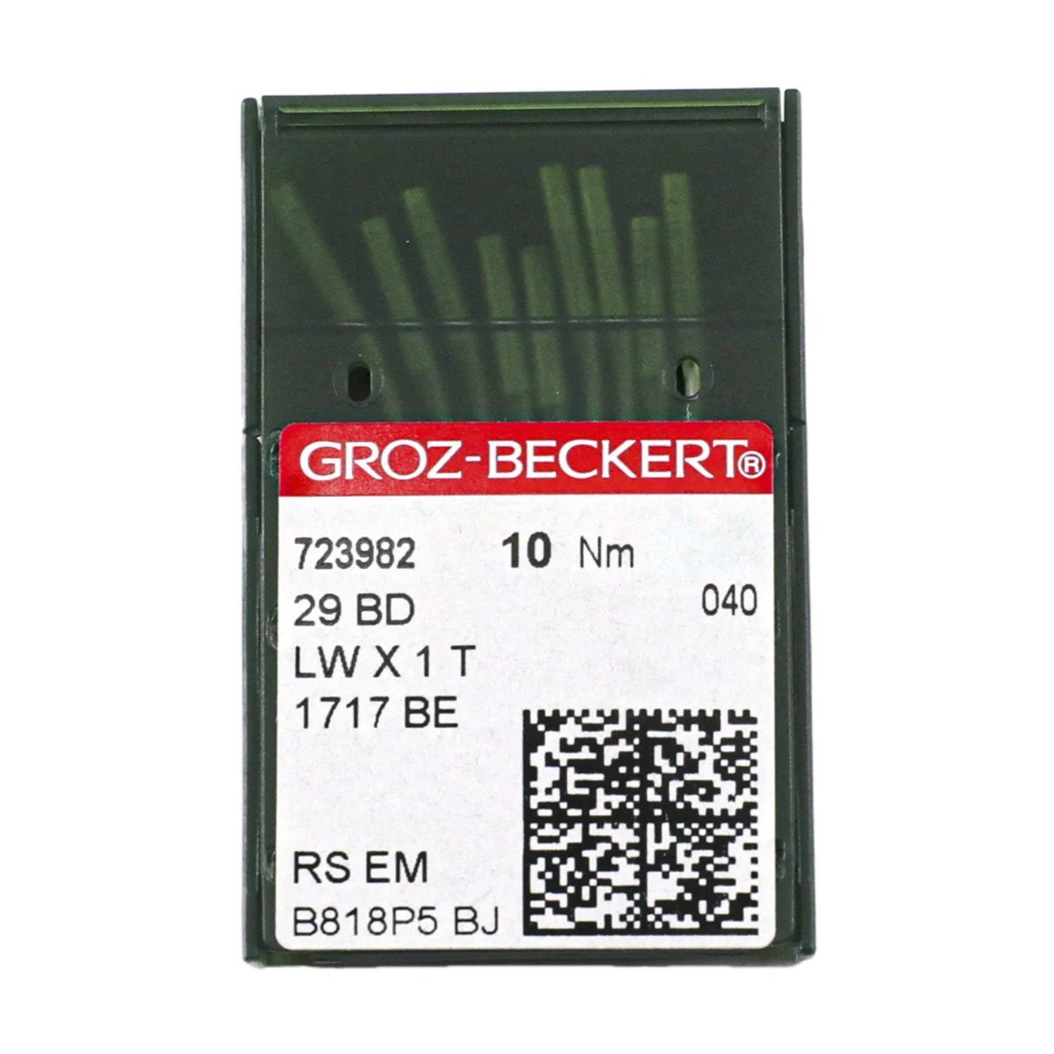 10 PCS LWX1T Groz-Beckert Curved Needles for Felled Seam Blindstitch Sewing 29 BD 1717BE 1717TPUE 23:83