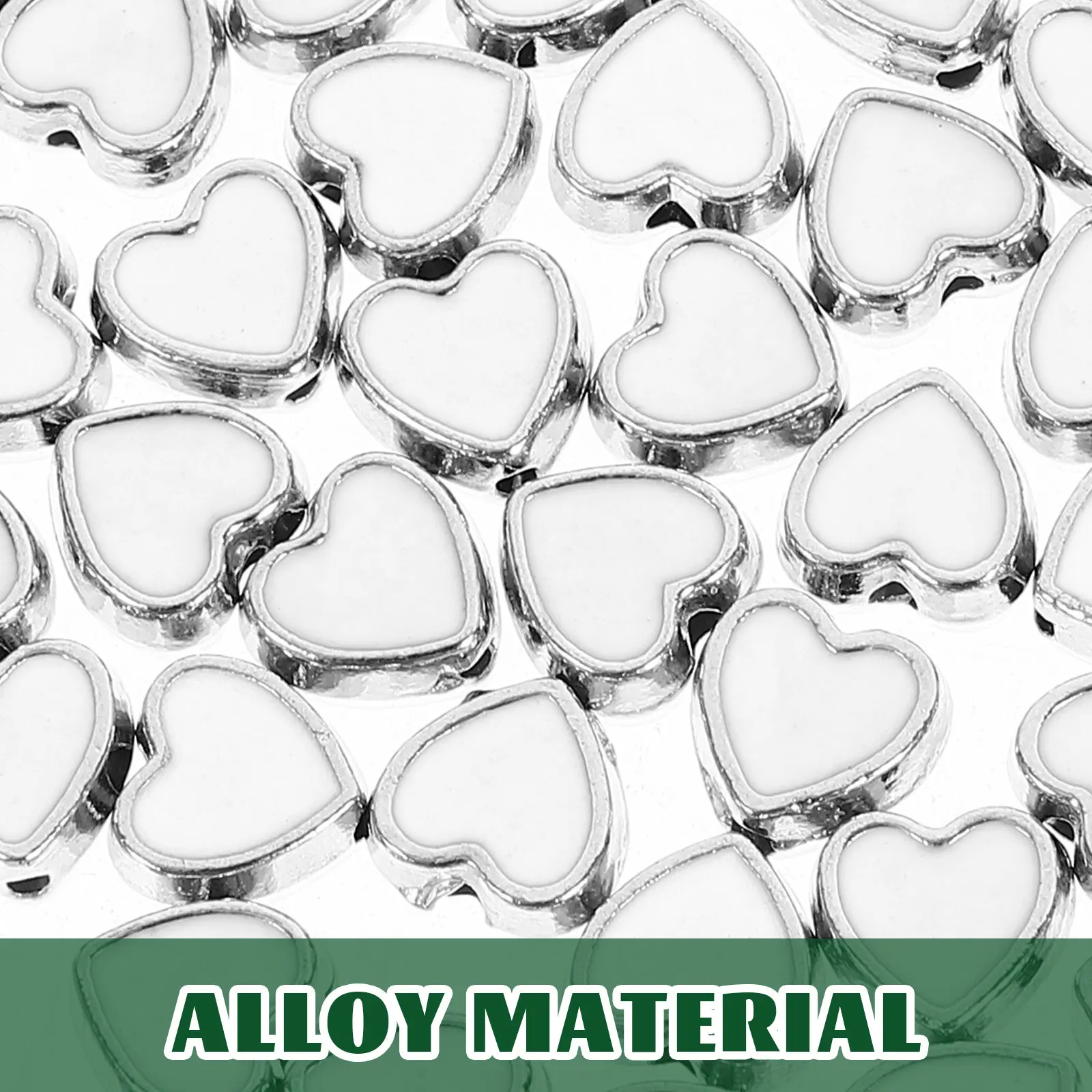 

100Pcs Pierced Spacer Beads Alloy Delicate DIY Jewelry Making Beads Bracelet Necklace Accessories Crafting Supplies