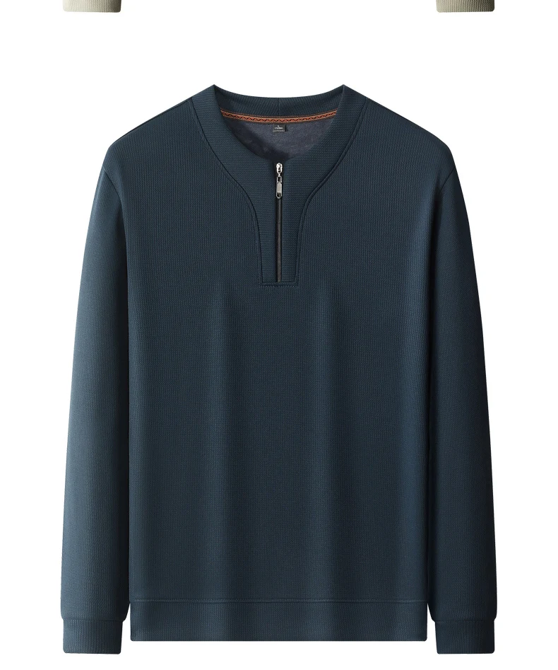 9XL New in Mens Sweatshirt Half Zip-up Pullover Male Large Size Autumn Winter Long Sleeves Big Plus Fleece Warm Top High Quality