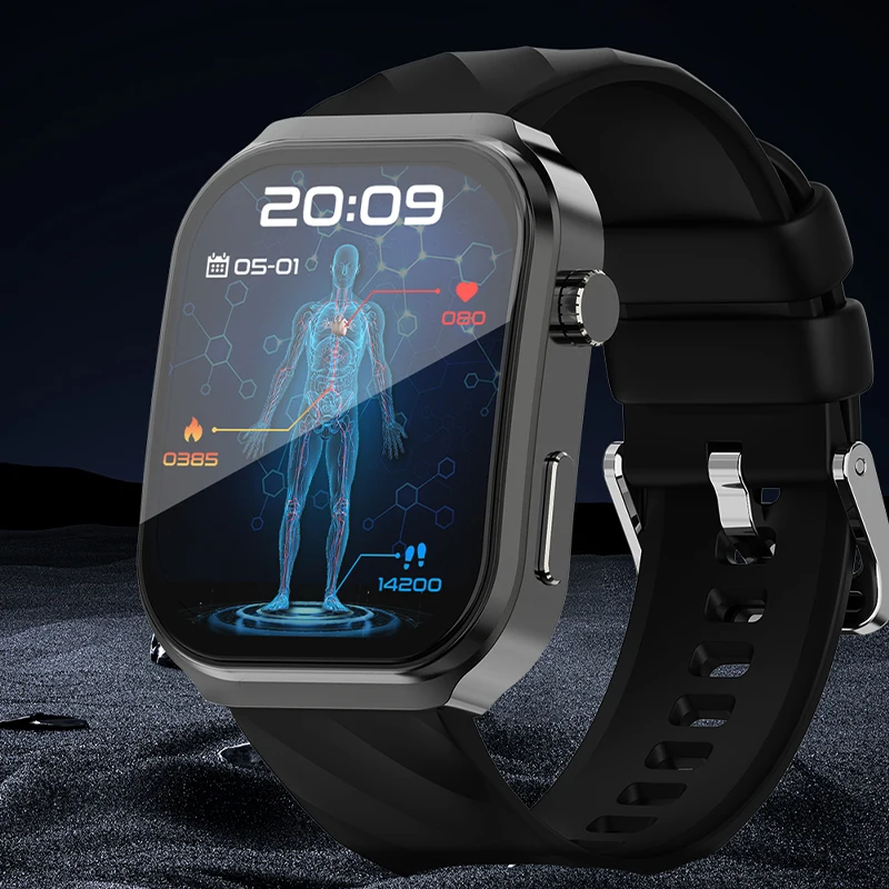 2025 جديد 5.3 ساعة متصلة بالبلوتوث 2.1 بوصة 320*386 دقة عالية دقة معدل ضربات القلب مراقبة الصحة ساعة رياضية