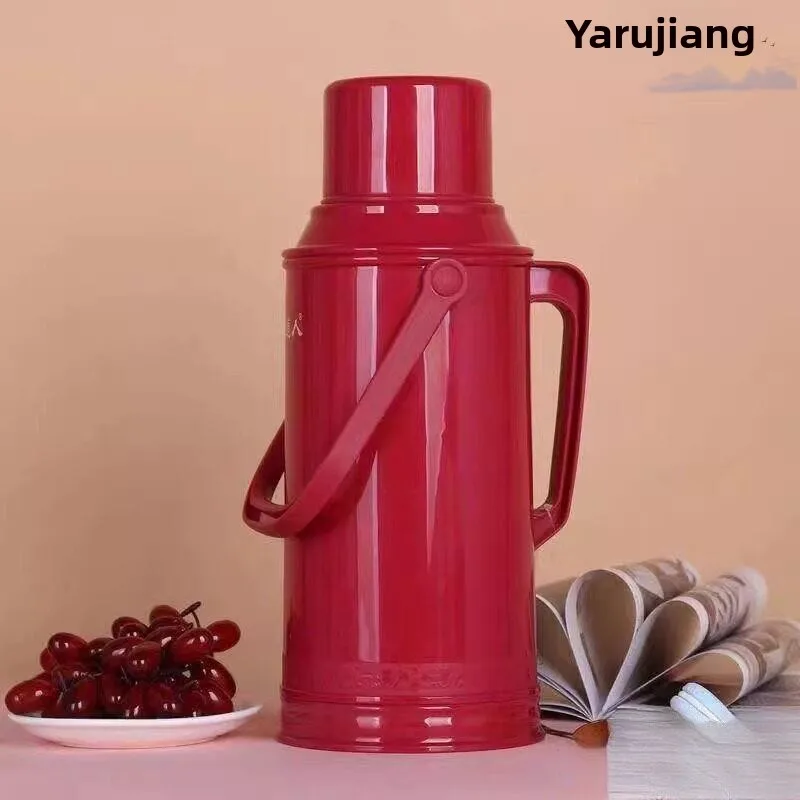 

Vintage Large Capacity 32L Hot Water Bottle for Students Home Use Warm Pot Insulated Stainless Steel Water Kettle Boiler
