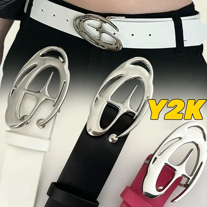 

Готический металлический пояс со звездой в стиле панк Y2K для женщин и мужчин, нестандартный дизайн, пояс с металлической пряжкой, винтажный пояс из искусственной кожи для джинсов, брюк, ремень