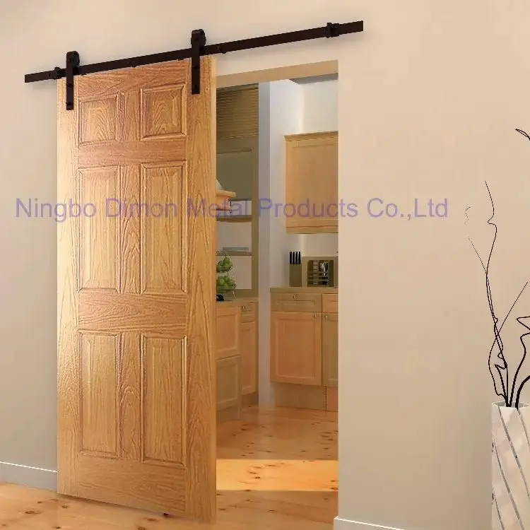 Dimon Customized American Style Sliding Wooden Door Hardware With Soft Closing DM-SDU 7201 With Damper Kits