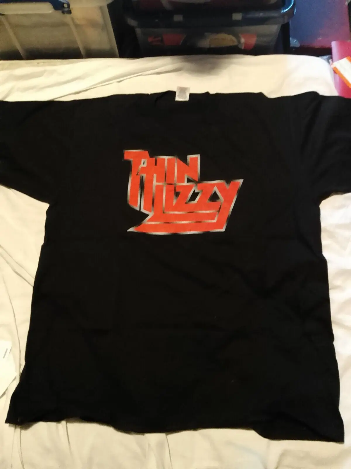 

Тонкая черная футболка Lizzy 2011 XL 22