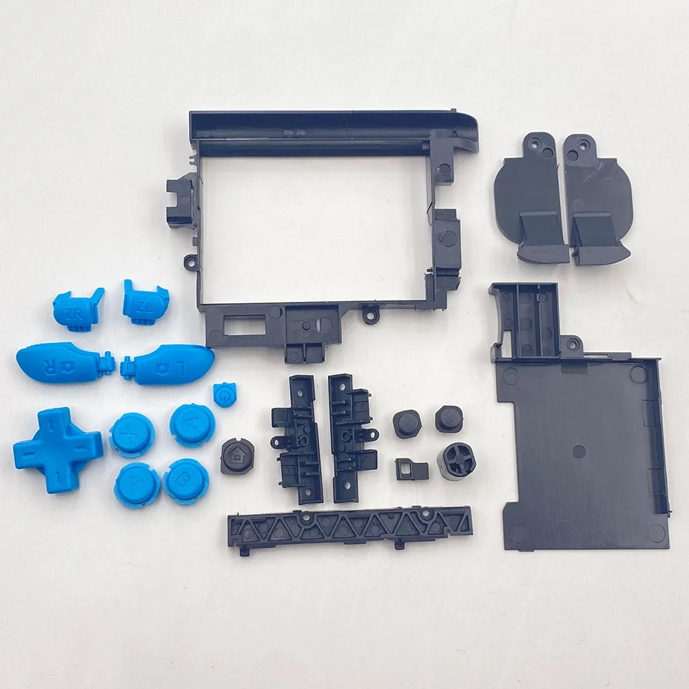 الأزرق R Z L Z المشغلات ل نينتندو جديد 2DS XL الأزرق أزرار استبدال الطاقة الرئيسية ABXY D وسادة أزرار