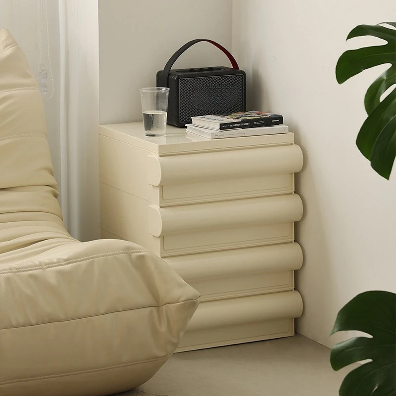 

Medieval bedside table removable creative storage cabinet