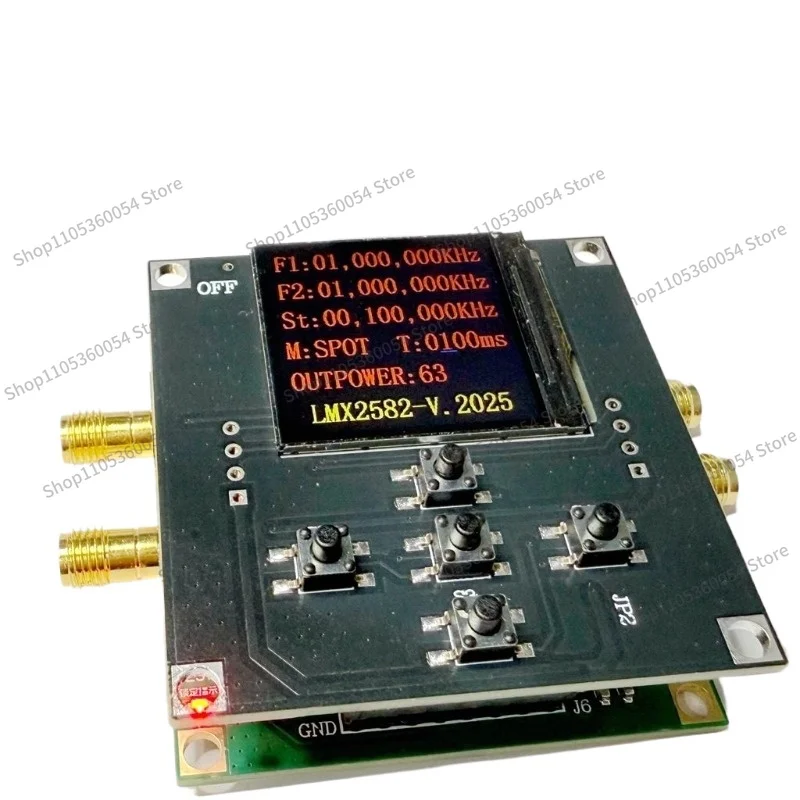 For LMX2582 Frequency Source Module, Phase Locked Loop Low Noise 5.5GHz Broadband Output 2025, Support Sweep
