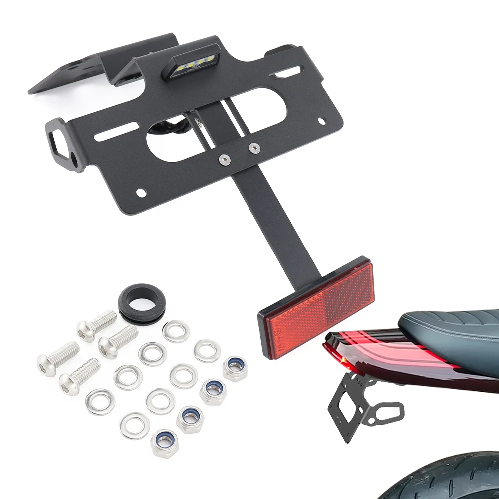 

For Kawasaki Z900RS 2018 2019 2020 2021 2022 2023 2024 2025 Motorcycle Rear Tail Tidy Fender Eliminator kit License Plate Holder