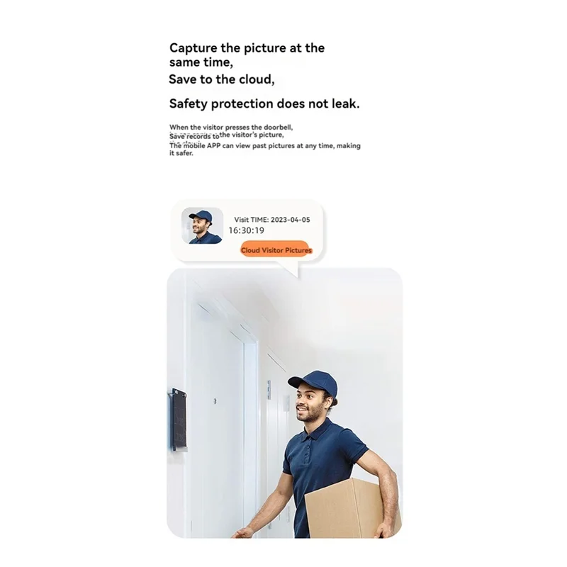 M16K-Video Wireless Smart Doorbell Kit Wifi Video Doorbell Camera Night Vision Two-Way Audio Cloud Storage Security Doorbell