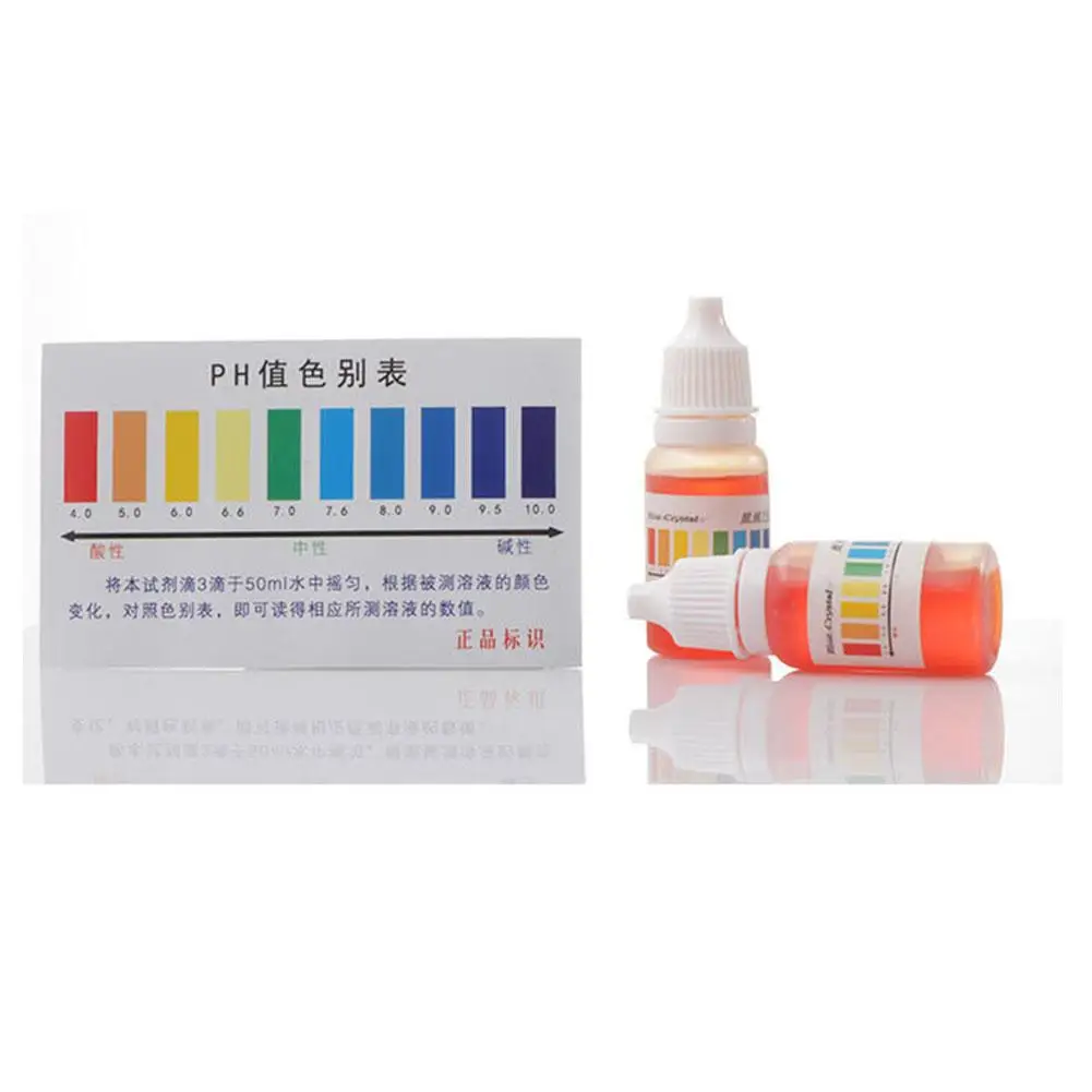 PH Reagent Test Liquid Aquarium Water Quality PH Multifunctional Convenient Solution Detection Precision E3H0