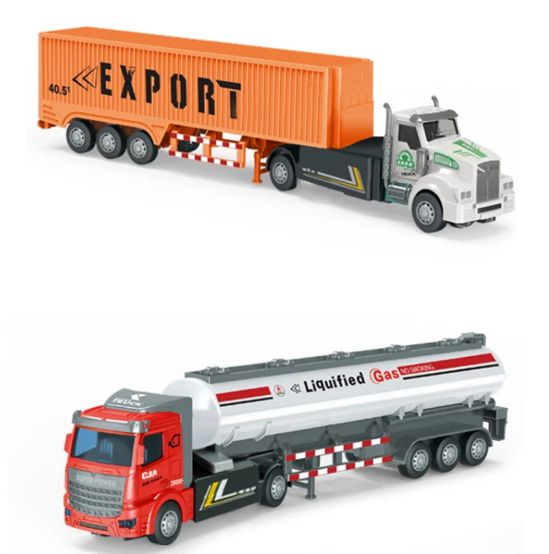 機関車輸送トラック,エンジニアリング車両玩具,タンクトラックモデル,ギフト,b187合金玩具