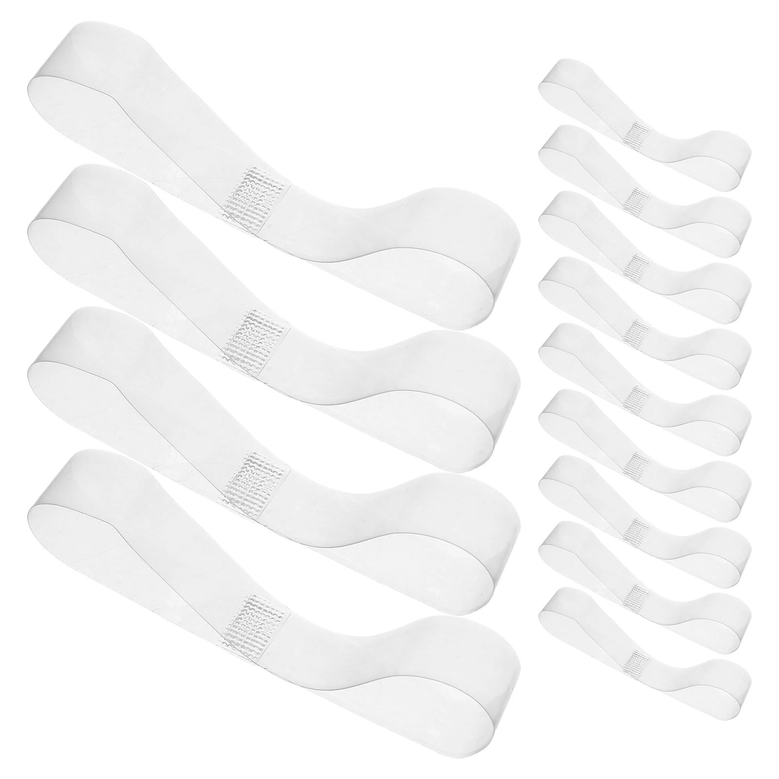 

20 Pairs High Heels Invisible Straps Shoe Ankle Elastic Detachable Anti Drop for Shoes Tpu Replacement Miss