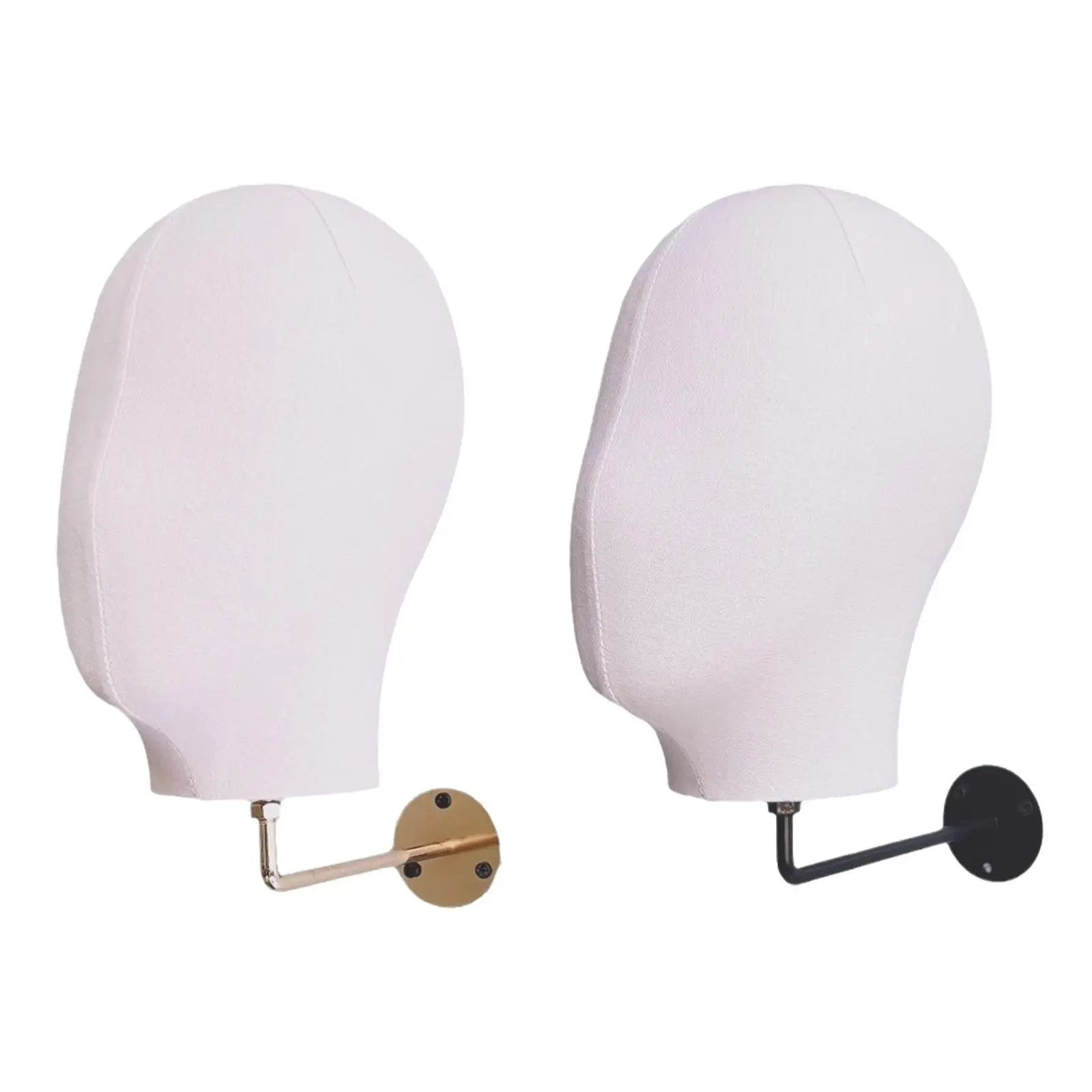 

Wig Head Model Wigs Holder Wall Mount Sturdy Easy Assembly Hat Display Rack Mannequin Head Model for Shopping Mall Hairpieces