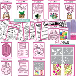 Flower Greenhouse and Bunny Hop Set Metal Cutting Dies Stencil for DIY Decorating Scrapbook Card Album Craft Die 2025 Easter New