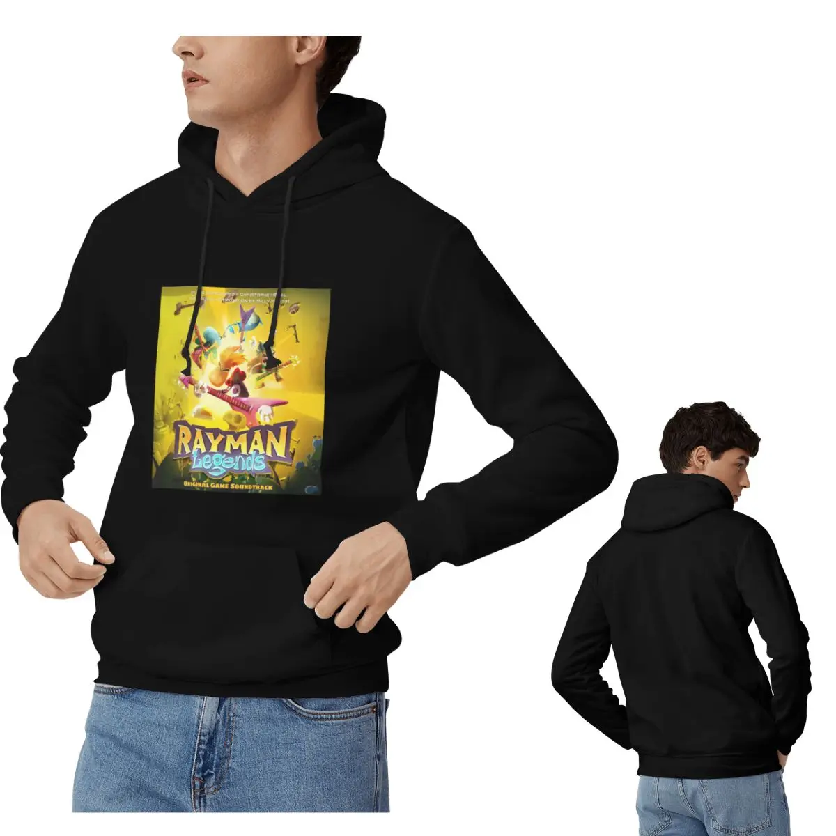 ألعاب الرسوم المتحركة Rayman Legends هوديس للرجال والنساء بلوفر كاجوال موضة كم طويل ملابس الشارع الشهير الخريف الشتاء