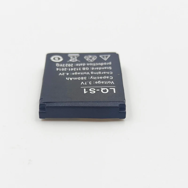 380mAh LQ-S1 3.7V Smartwatch Battery Rechargeable Li-ion Polymer Battery Replacement for DZ09 U8 A1 GT08 V8 Smart Watch