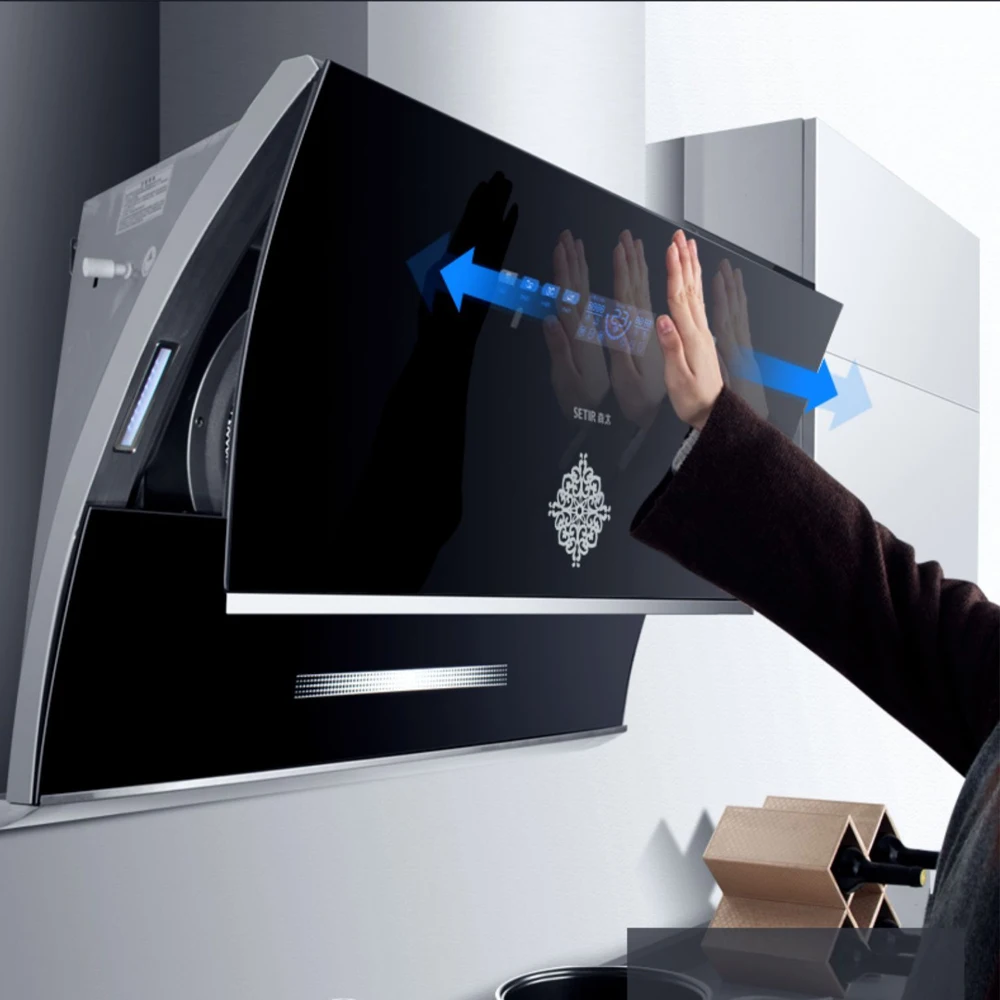 Вытяжка с автоматической очисткой, кухонная вытяжка, вытяжка с боковым всасыванием, вытяжка 90 см, вытяжка Cocina Campana