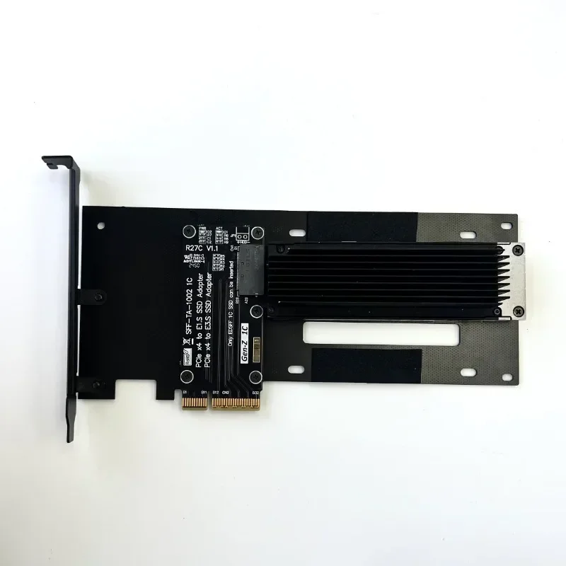 Адаптер жесткого диска PCIe 5.0 4.0 X4 к U.2/U.3/E1.S/E3.S SSD-карту с кронштейном PCI-E 5.0 4X к U.2 U.3 жестких дисков к PCI-e x4/x8/x16