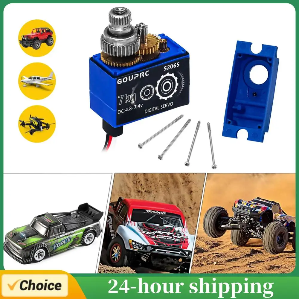 

7KG Waterproof RC Digital Micro Servo with Servo Horn Metal Gear Servo Digital Servo for 1/10 RC Crawler Car SCX10 III TRX4 TRX6