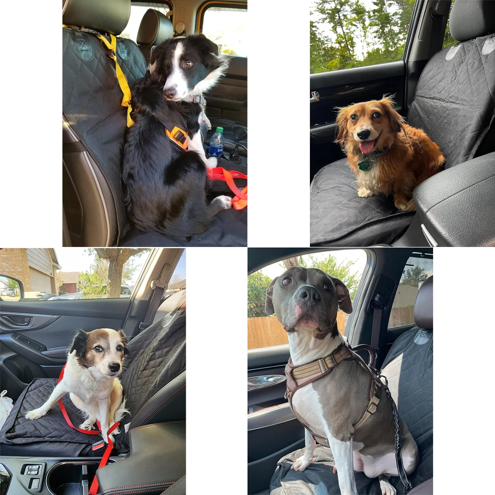 Dog Car Seat Covers 100% Waterproof Pet Cat Dog Carrier Mat Seat Cover for Cars Trucks and SUV Front Seat