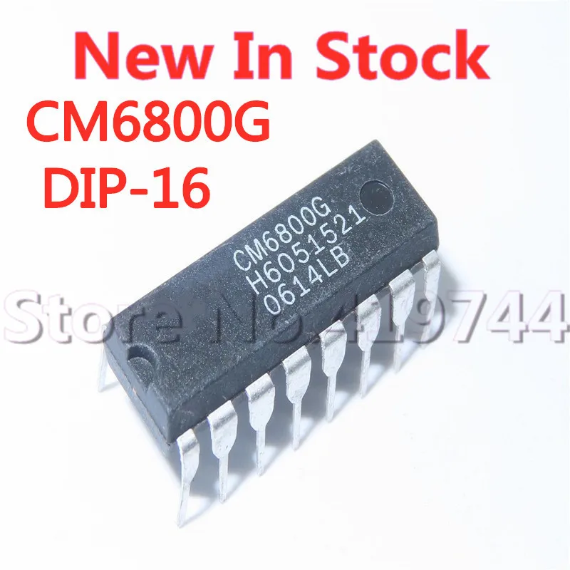 5PCS/LOT CM6800G CM6800 DIP-16 power chip  In Stock NEW original IC