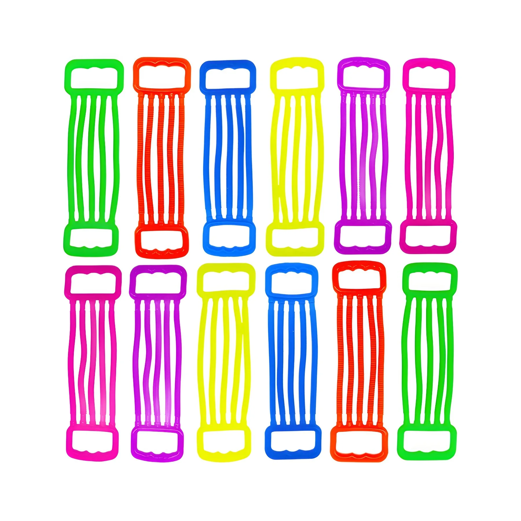 5PCS Stretchy Strings Fidget Toys Training Arm Strength Stress Relief Sensory Toy Anxiety Autistic Stretchy String for Kids
