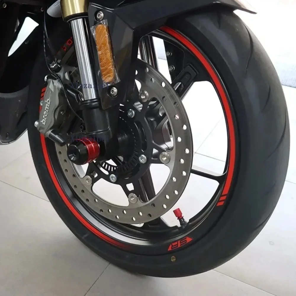For CFMOTO 450SR 450NK Modified Anti Drop Rubber Rod Front Rear Axle Anti Roll Ball Bumper CF400-6-7 Wheel Protection Accessorie