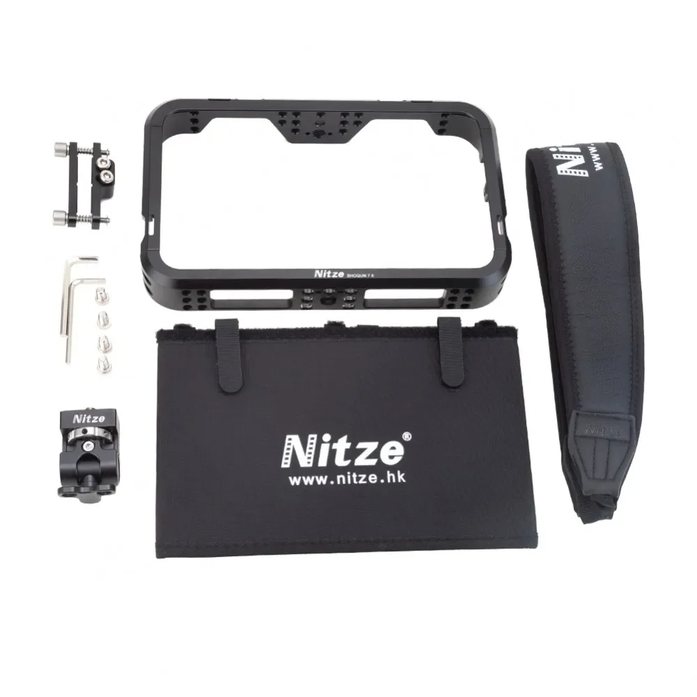 NITZE MONITOR CAGE KIT FOR ATOMOS SHOGUN 7 With HDMI cable clamp 7