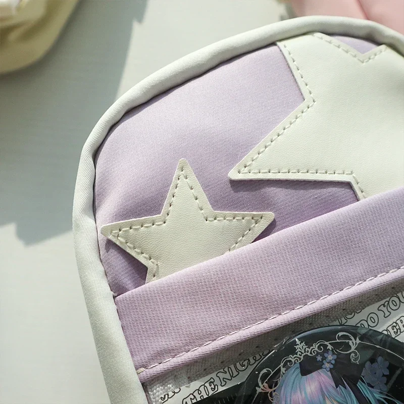 Ita Bag New 3 Way Cute Canvas Shoulder Bags Women Popular Display Backpacks Japanese Kawaii Transparent Crossbody Bag Bolsos