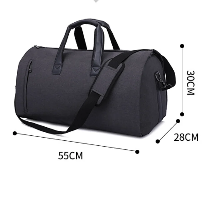 Travel Bag Hanging Type Handheld Bag Convertible Travel Clothing Carry Luggage Bag High Capacity Leisure Business Men Travel Bag