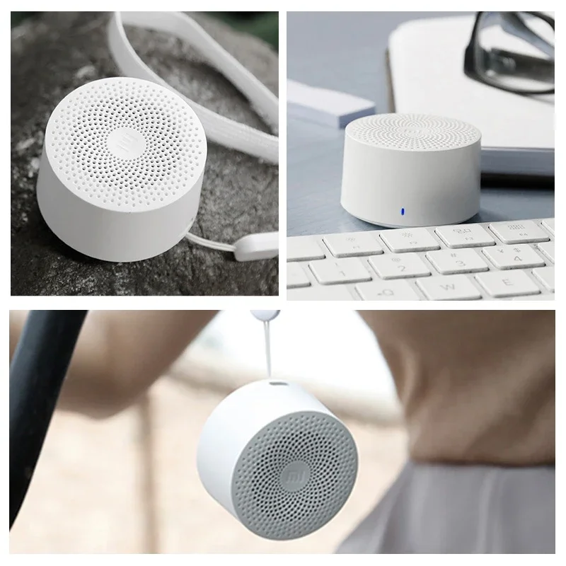 Xiaomi-Mijia AI Bluetooth Speaker, Mini Speaker Portátil Sem Fio, Baixo Estéreo, Smart AI Control com Microfone, Chamada de Qualidade HD