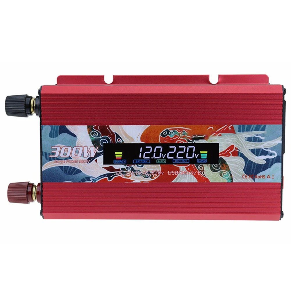 

Солнечный инвертор 220В для кемпинга, преобразователь DC в AC, с улучшенной защитой от падений, компактный и легкий