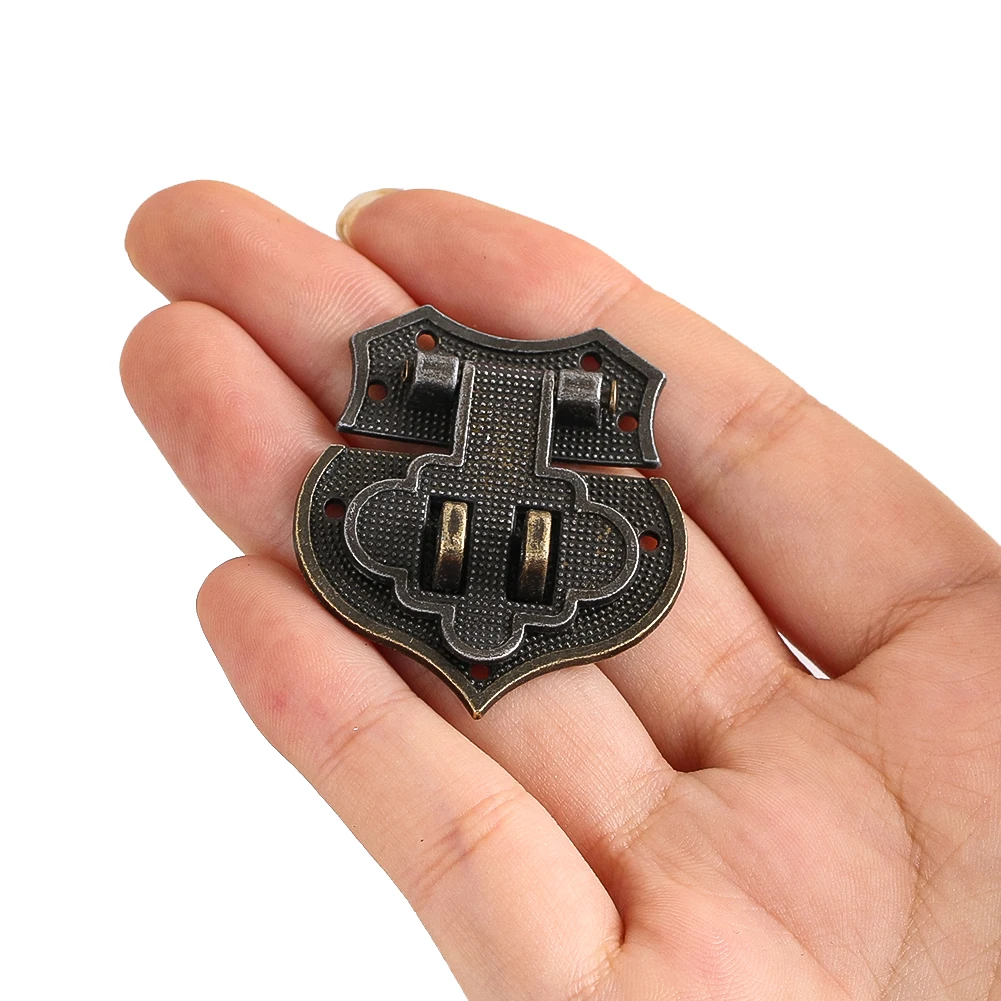 Mini Metal Jewelry Box Locks Vintage Small Safety Latches Handmade Boxes Cabinet Drawer DIY Accessories Easy Install Clasps