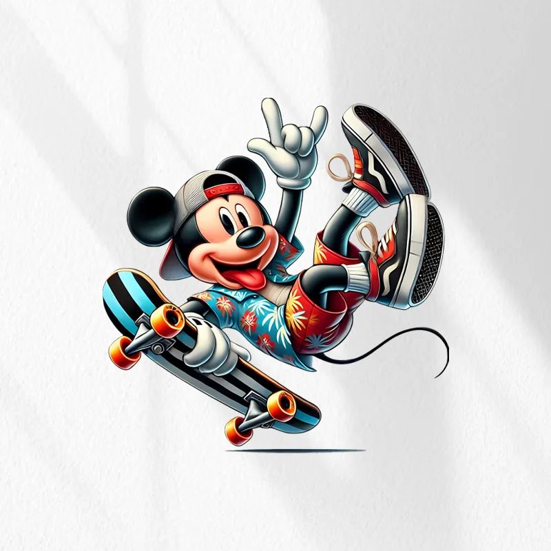 

Disney Mickey Trendy Lovely Car Sticker Waterproof for Bumper and Triangle Window Multi-scene DIY Decor Sticker and Nice Gift