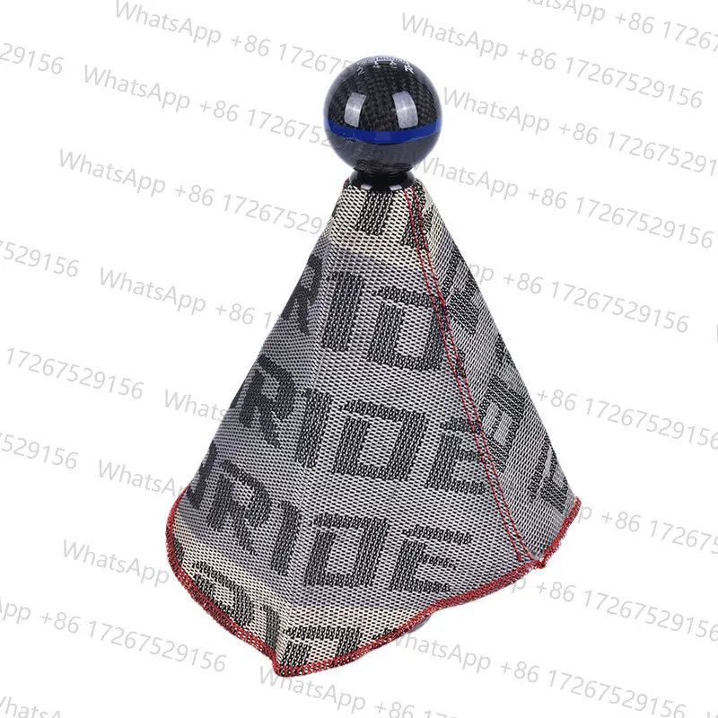 1Pc Canvas Bride Canvas Universal Shift Lever Knob Boot Cover Racing Shift Knob Collars High Quality