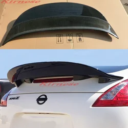 For Nissan 370Z Z34 Carbon Fiber Trunk Wing 09 onwards AJT3 Style Car Styling Rear Spoiler 2009-2015