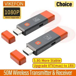 Wireless HDMI Video Transmitter and Receiver Extender kit TV Stick Dongle Adapter For PC Camera Laptop To Projector Monitor TV