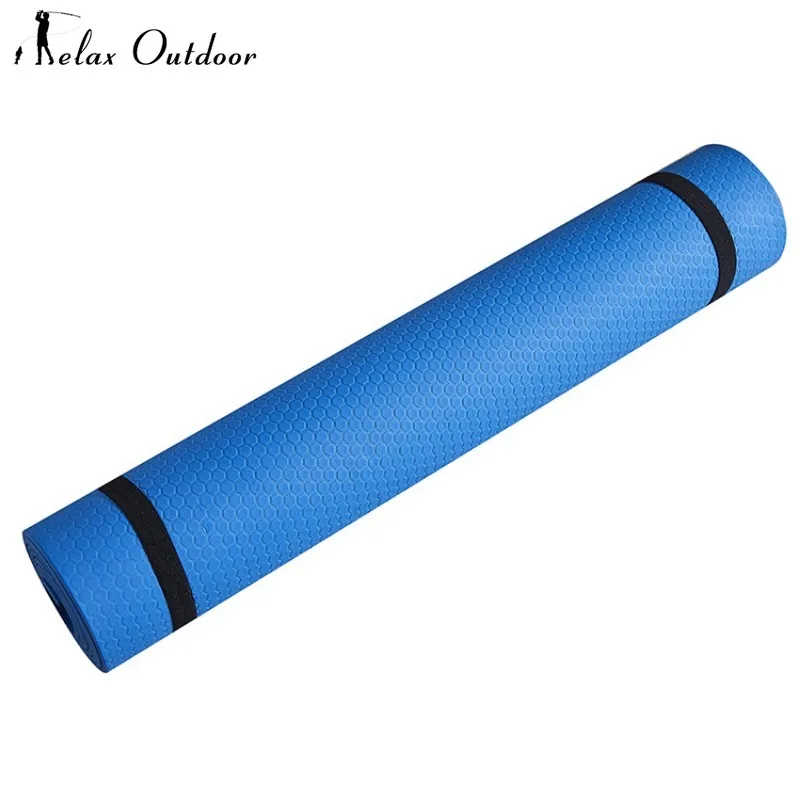 Yoga Mat Anti-skid Sports Fitness EVA Comfort Foam 4MM Thick Yoga Mat for Exercise Yoga and Pilates Gymnastics Mat