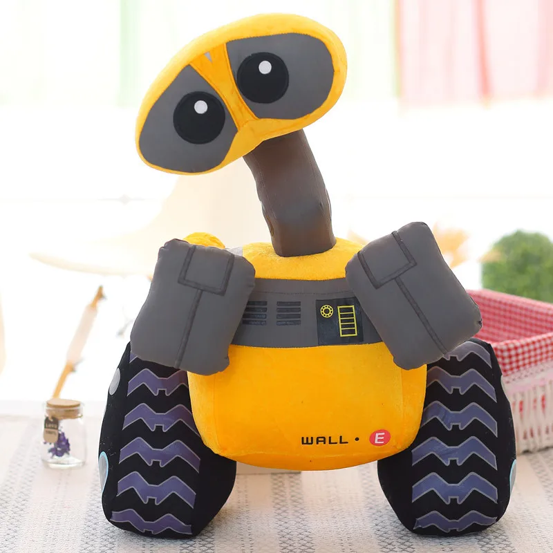 Cartoon 30cm WALL-E Vivid Robot Plush Toy Wall E Minion Robot Model Soft Stuffed Plush Doll Toy Home Decor Baby Kids Gift