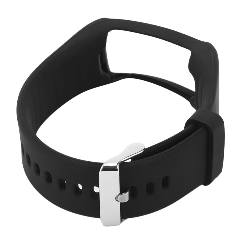 Женский силиконовый ремешок для часов Polar A360 A370, силиконовый ремешок для часов, сменный умный Браслет для Polar Black