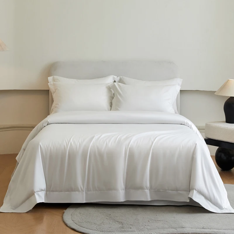 

Solid Color Hotel Style Luxury Bedding Set 600TC Egyptian Cotton Single Queen King Size Duvet Cover Flat/Fitted Sheet Pillowcase