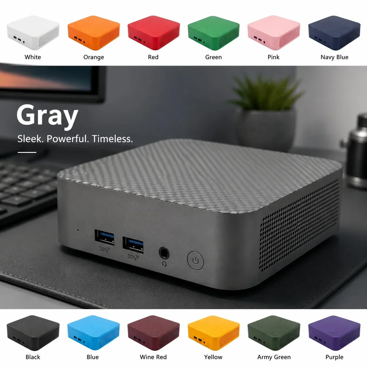 New Mini PC 2026 Intel Core N150 Small Pocket Computer 16GB RAM 1TB SSD WiFi 6 BT5.2 Gaming Desktop PC Portable Windows 11
