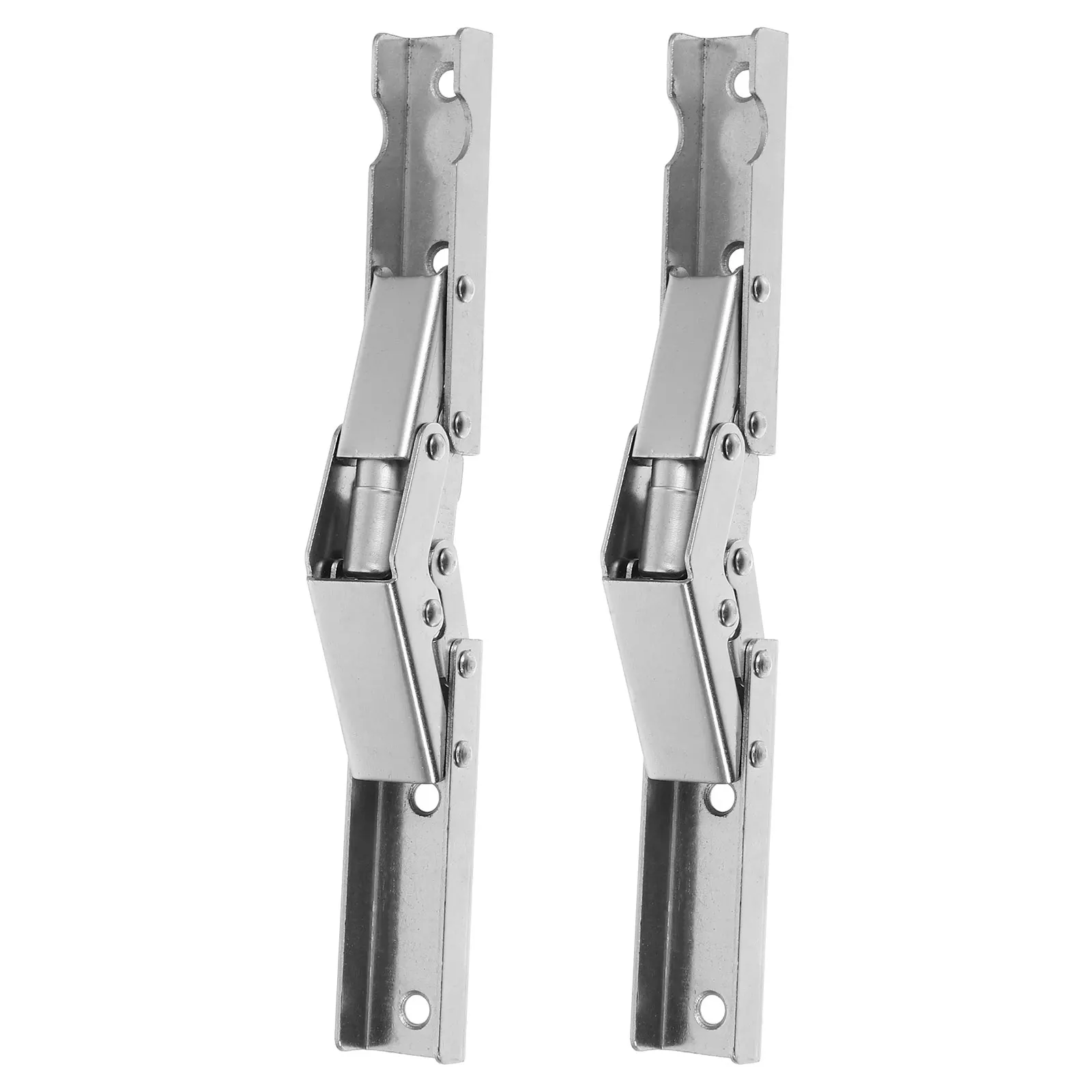 

2PCS Stainless Steel Hinges 90 Degree No Slot Foldable Silent Cabinet Door Hardware Easy Installation Hidden Butt for Kitchen
