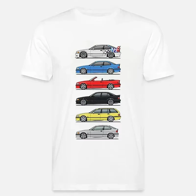 2026Men Crewneck T Shirt Stack of E36 Variants Primer Conor Mcgregor Printed T-shirt Unisex Vintage Funny Short-sleev Tops Tees