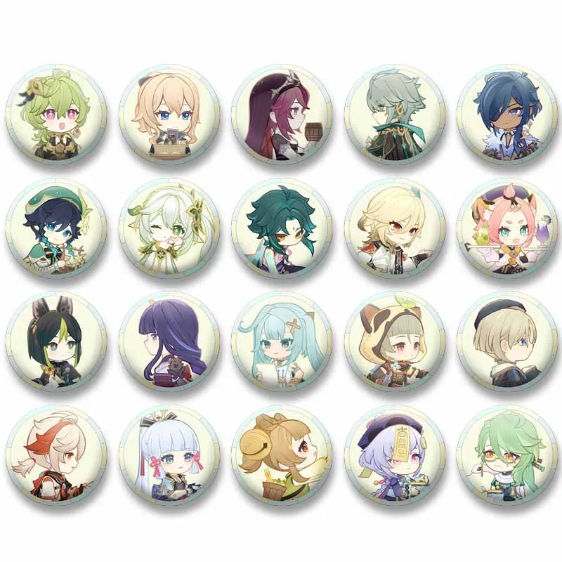 

Anime Game Genshin Impact Lapel Pins Cartoon Venti Wanderer Brooch Badge Fans Toys Gifts Men Women Backpack Jewelry Accessories