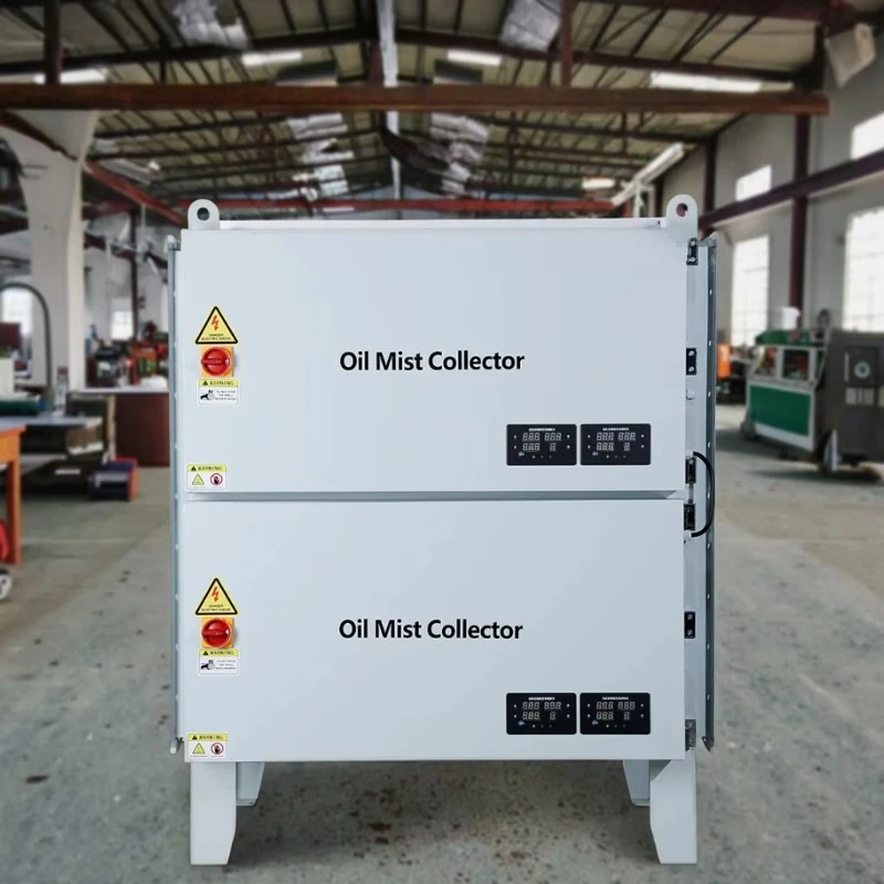 OMP-320ET Industrial Oil Mist Collector 380V High Power 800W Electrostatic Centralized Purifier with Core Motor