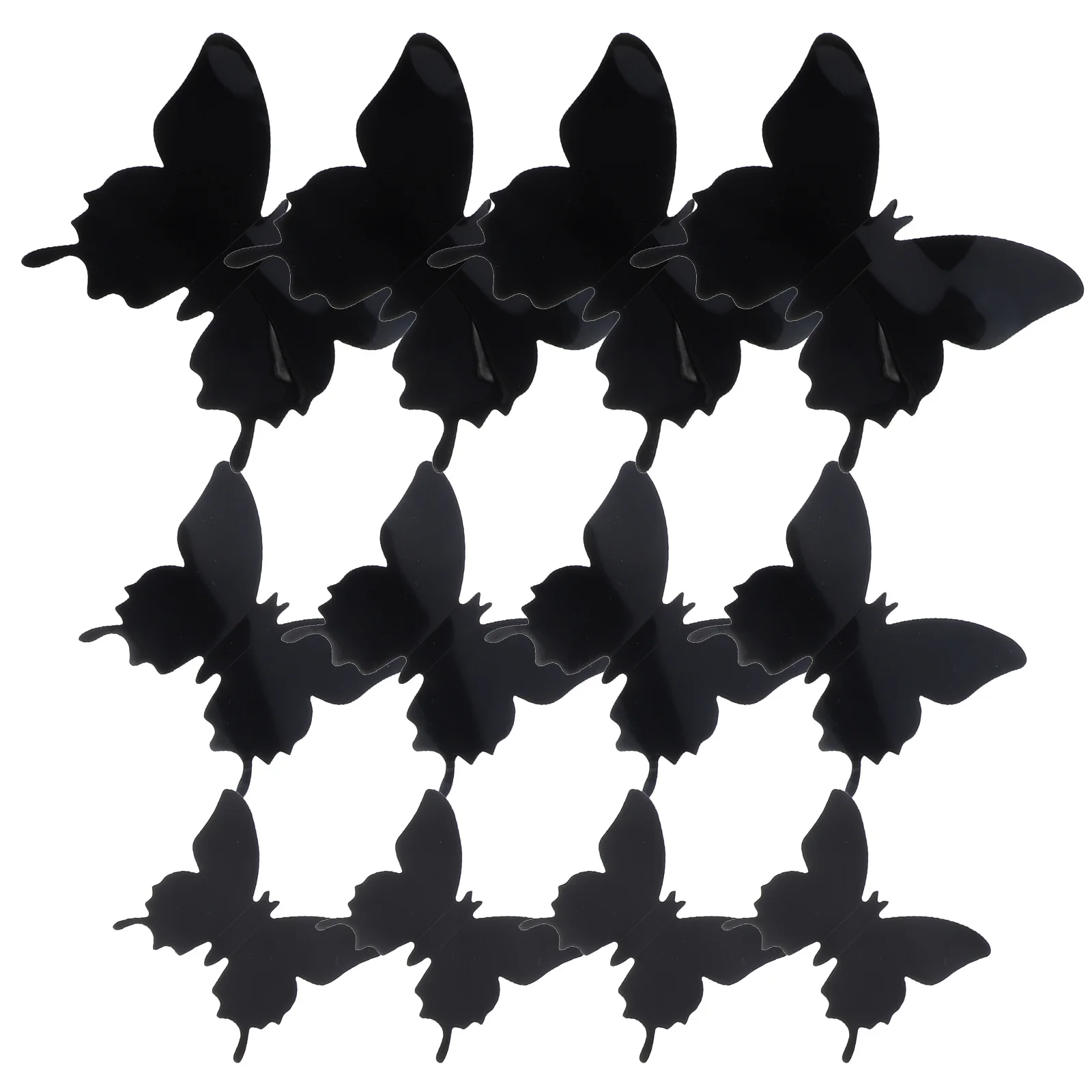 

12Pcs Realistic 3D Butterfly Wall Stickers Elegant Lightweight Removable Decor for Bedroom Nursery Living Room Decoration