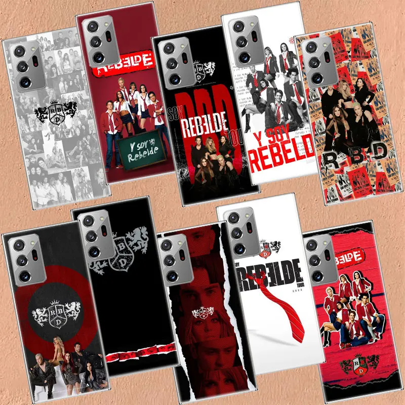 F-Fashion RBD R-Rebelde Phone Case For Samsung Galaxy A02S A12 A22 A32 A52S A52 A72 A03S A13 A23 A33 A53 A73 S9 S8 S7 A90 A80 A4