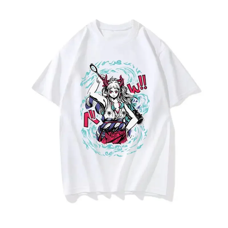 Short Sleeve T-shirt  Co Branded Anime Dimensional Beast Kai Duo Daughter Yamato Printed graphic t shirts harajuku