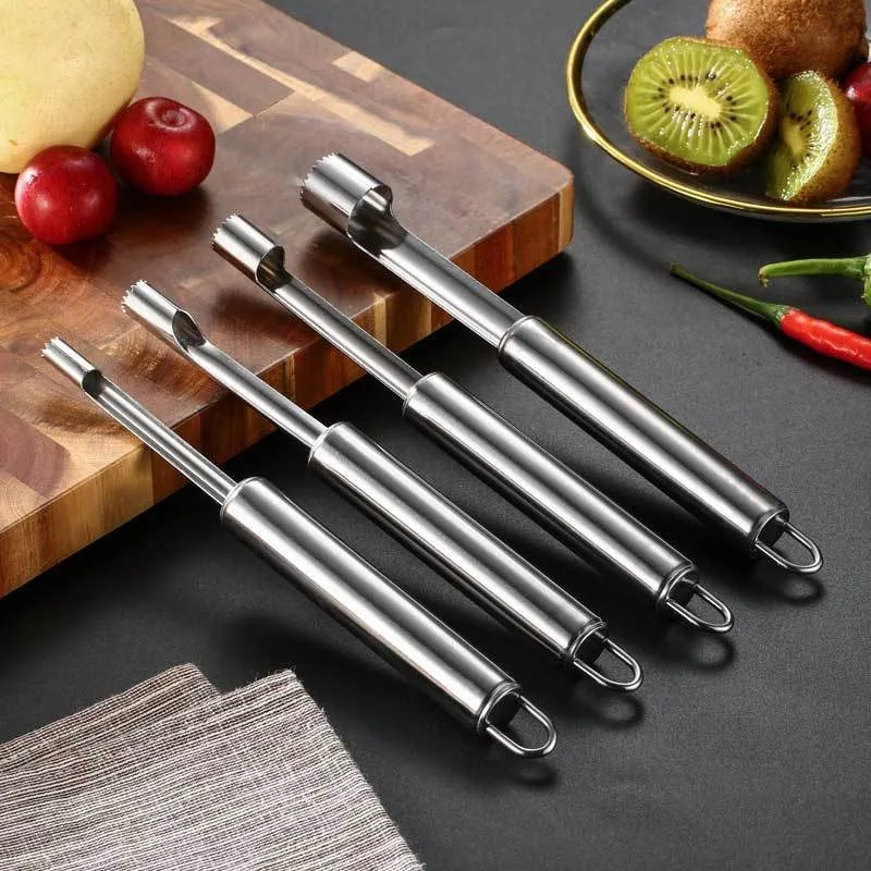 Stainless steel hawthorn corer red date apple cherry seed removal tool kitchen gadgets